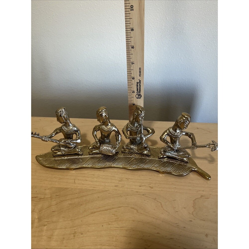 Brass Musicians Instruments Figurine Statue Decor - Picture 7 of 7